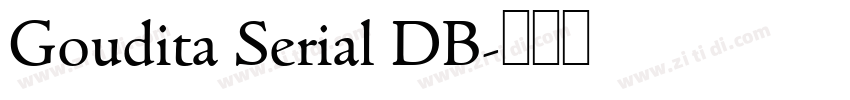 Goudita Serial DB字体转换